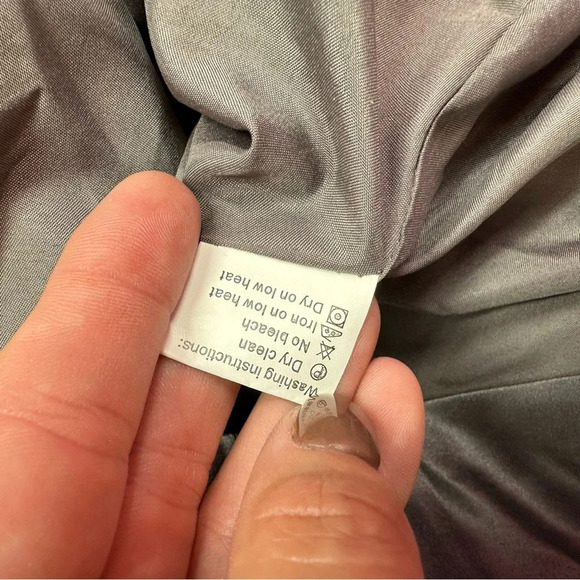 NWT grey homecoming dress juniors short prom dress no size tag tideclothes - Picture 9 of 13